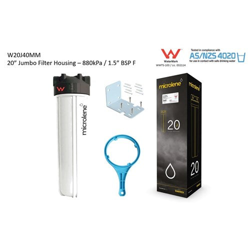 20" x 40mm Filter Housing | W20J40mm | DAVEY